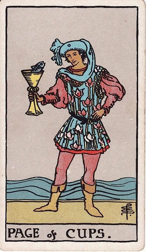 Page of Cups: modern RWS Tarot Card Meanings