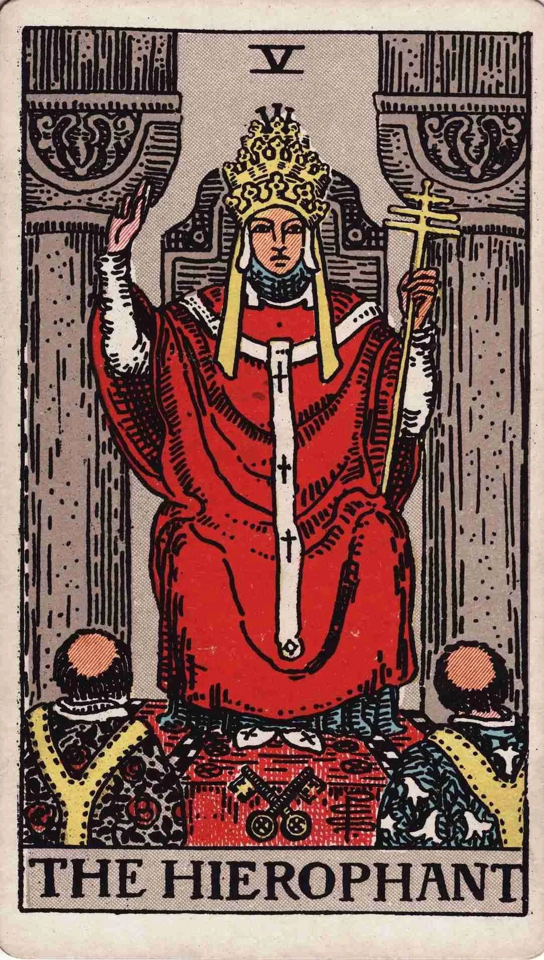 ‘The Hierophant’ Modern Tarot Card Meanings (RWS System)