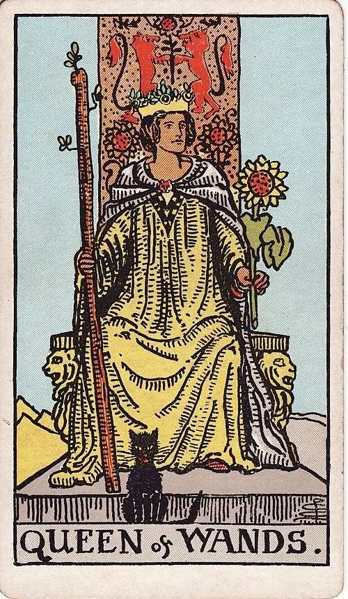Queen of Wands: modern RWS Tarot Card Meanings