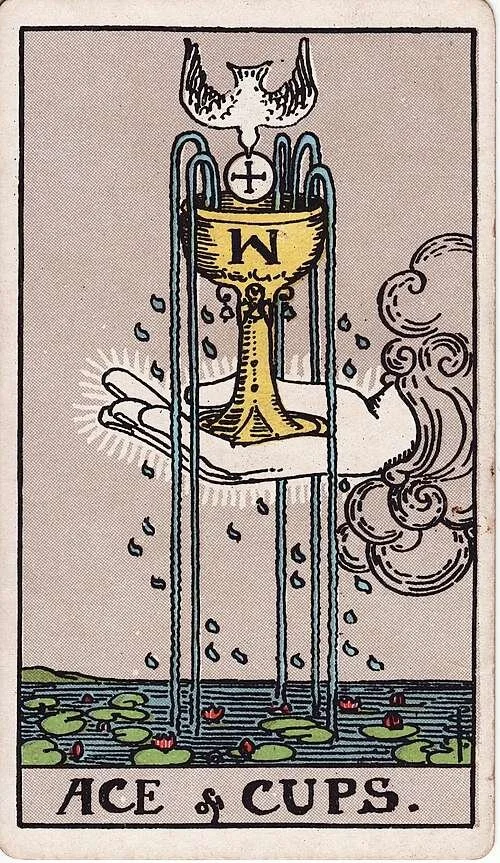 Ace of Cups: Modern RWS Tarot Card Meanings