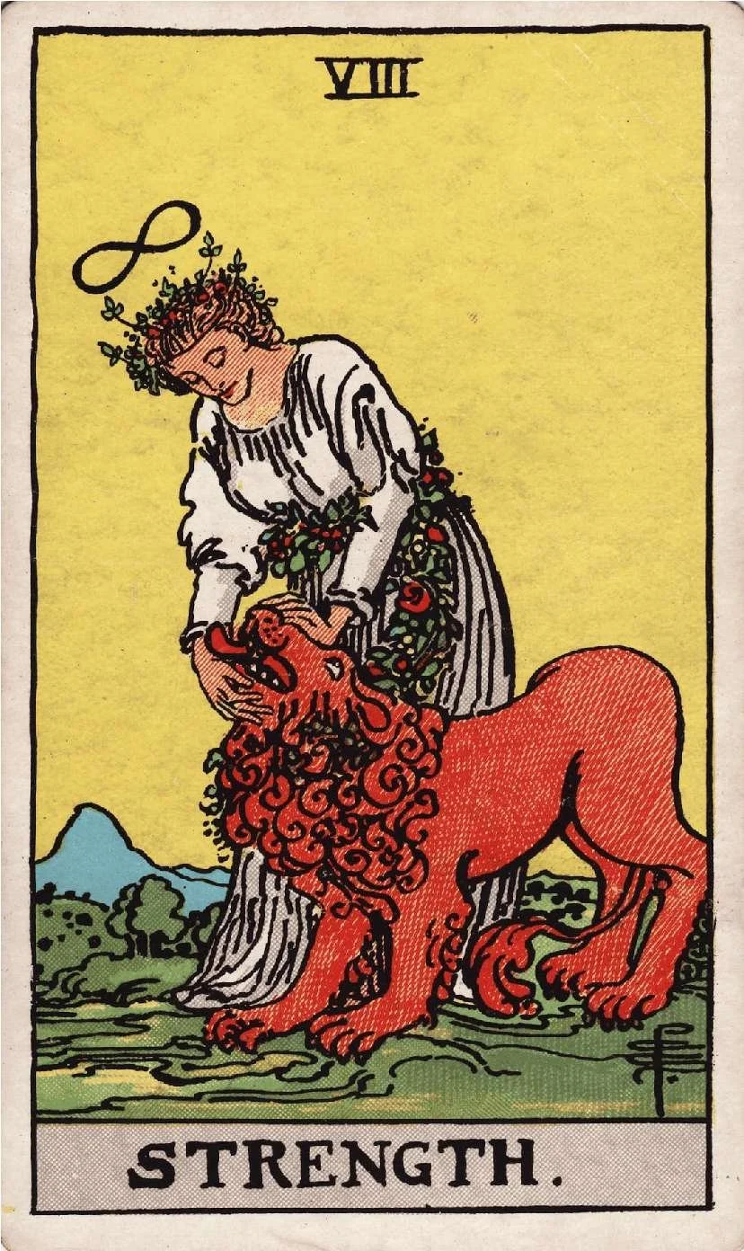 Modern ‘Strength’ Tarot Card Meanings (RWS System)