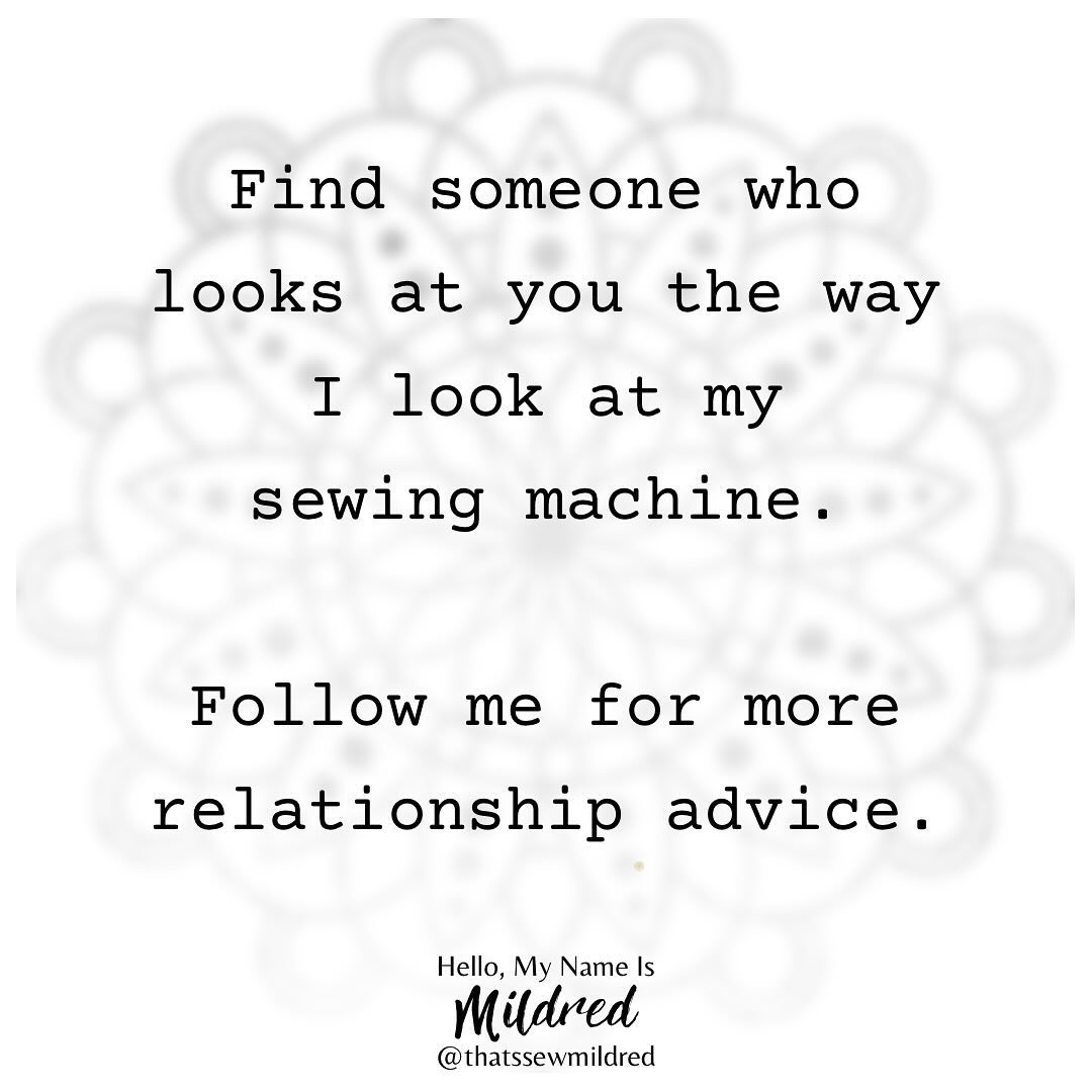 These days I spend more time with my machines than I do with any human. They are the best of the best of my friends. I love them.

Don&rsquo;t miss the article in the next issue of The Fabric of Our Lives📃 on how the sewing machine changed the 🌎 . 