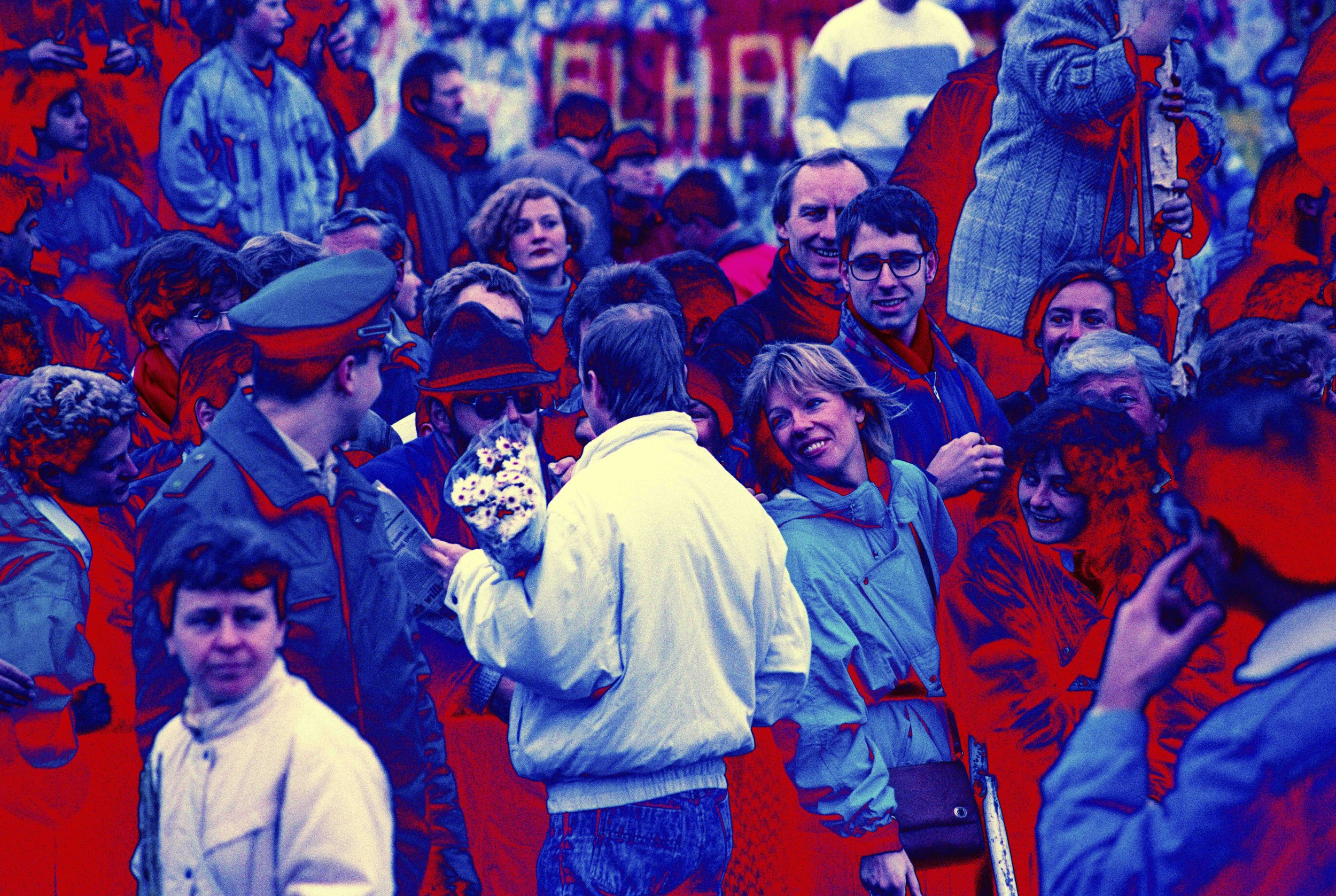 Le bouquet, Berlin, novembre 1989 