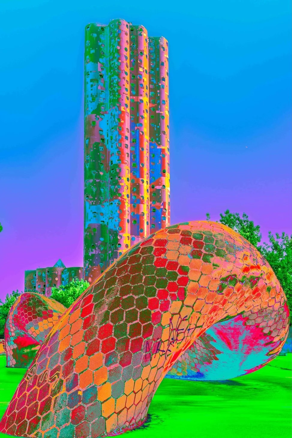 Nuages chromatiques – Tours Nuages Nanterre | Sublimations