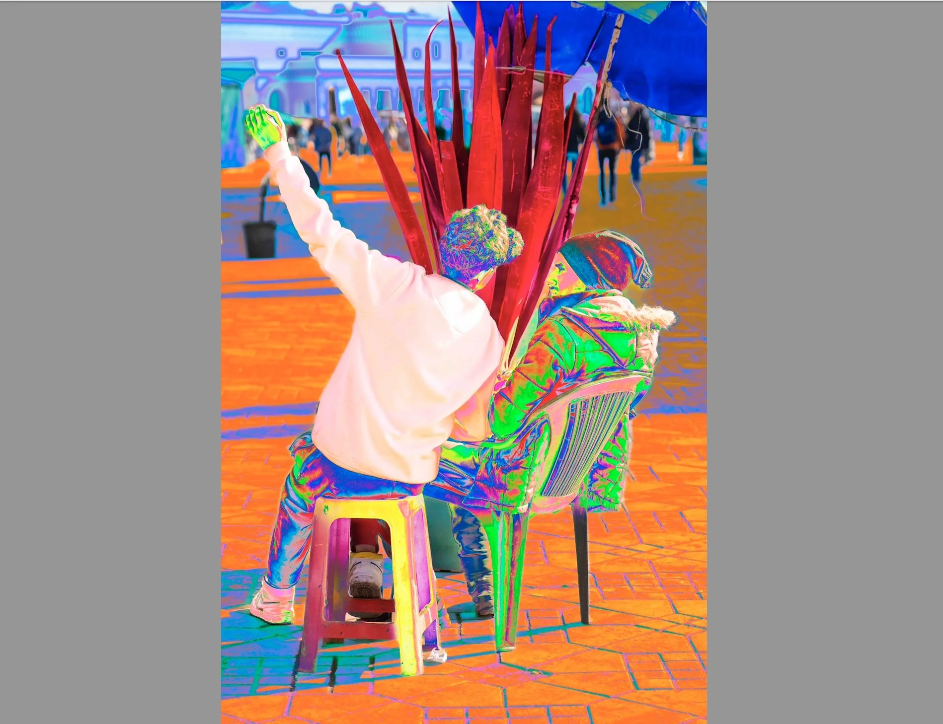 Une explication à Marrakech