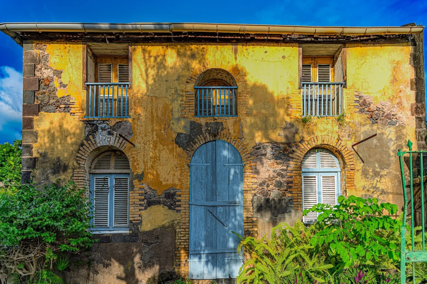 Photographie de l'arsenal, Basse-Terre, Guadeloupe 