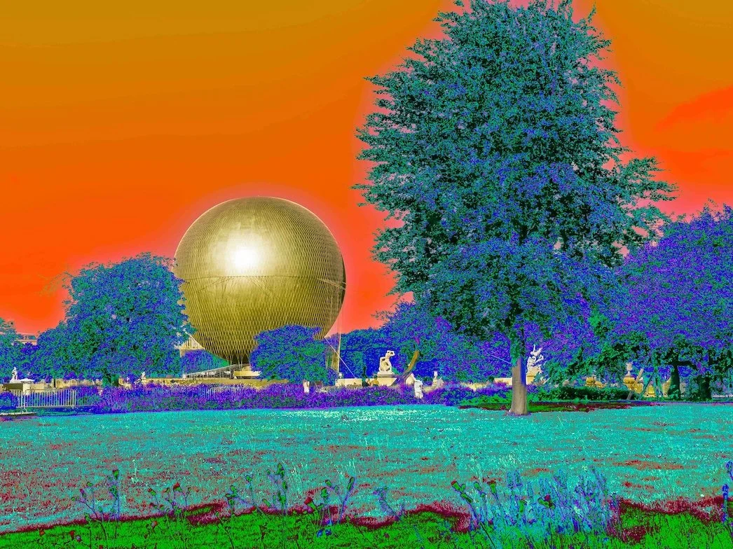 L'arbre et la montgolfière, Paris, jardin des Tuileries