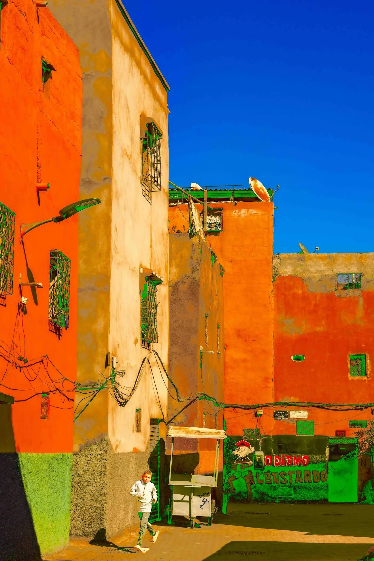 Un garçon dans la ville, Marrakech