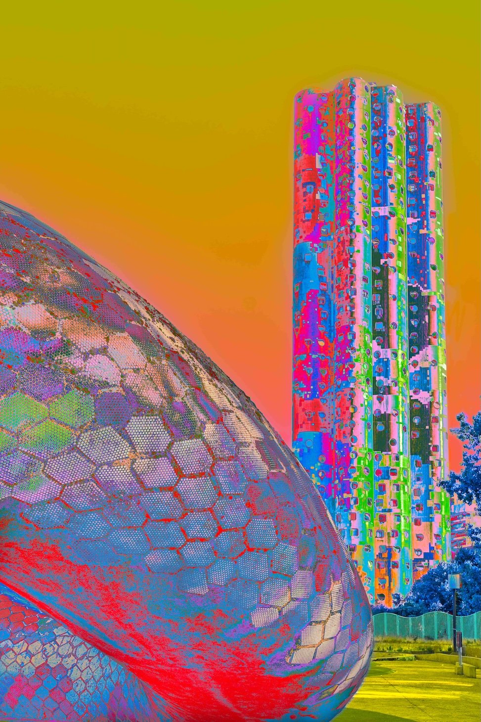 Nuages chromatiques – Tours Nuages Nanterre | Sublimations