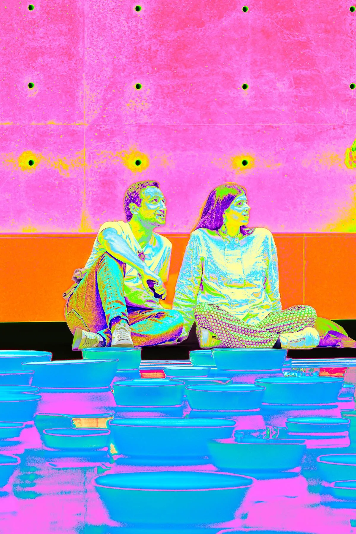 Un couple au musée, Paris 