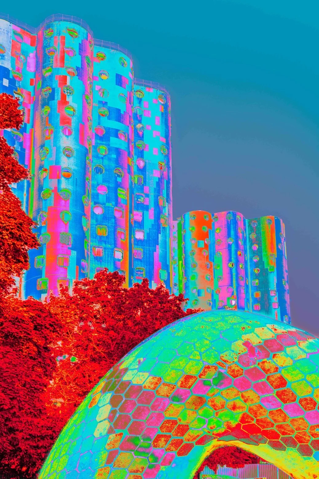 Nuages chromatiques – Tours Nuages Nanterre | Sublimations