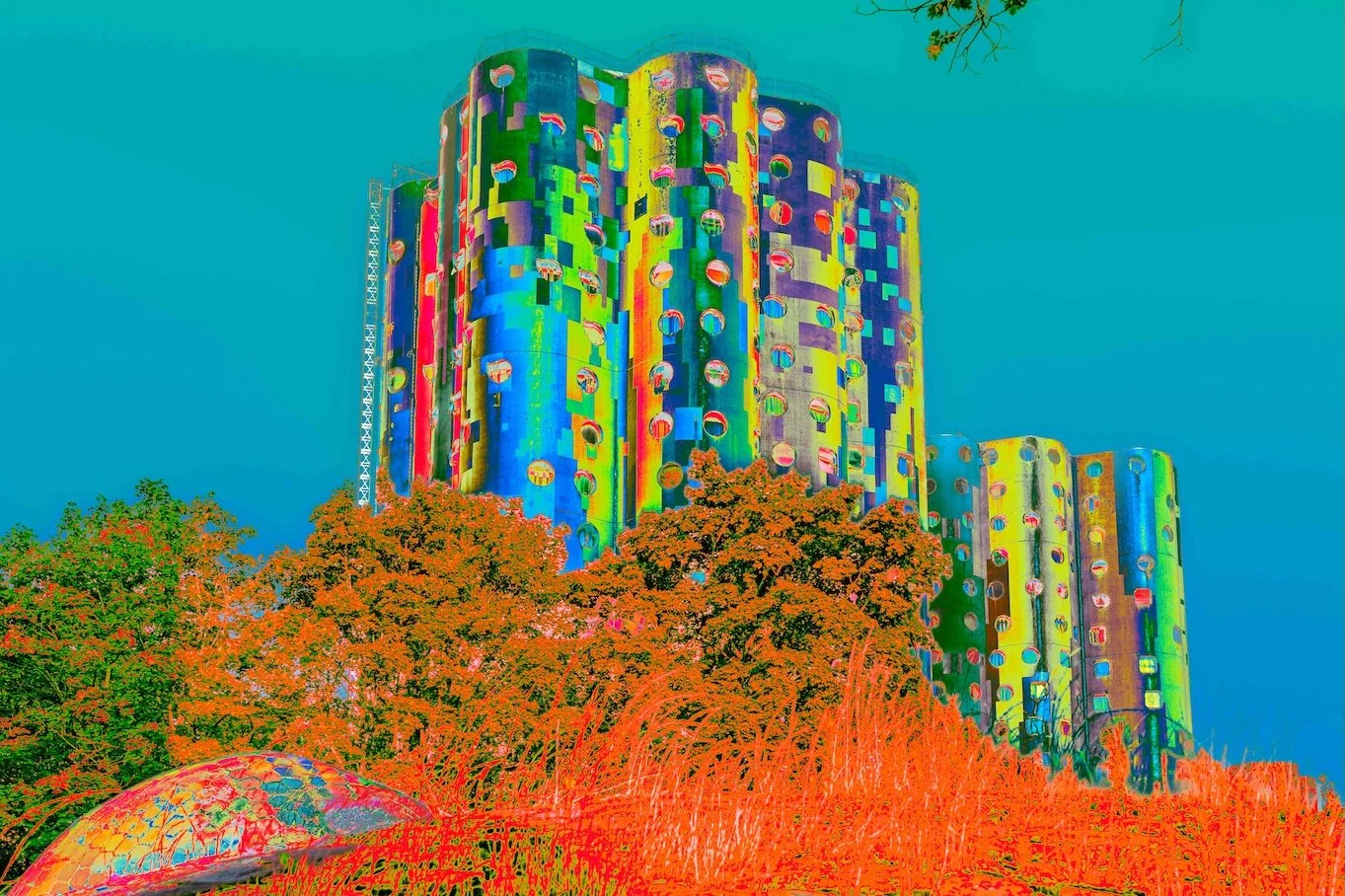 Nuages chromatiques – Tours Nuages Nanterre | Sublimations