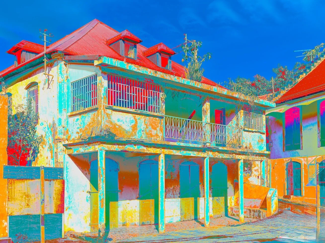 Photographie de la maison Liensol à Basse-Terre, Guadeloupe 