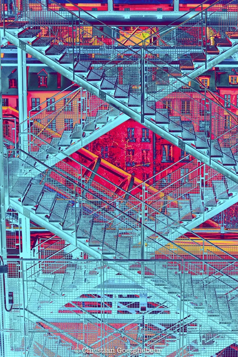 Sortie de secours à Beaubourg 