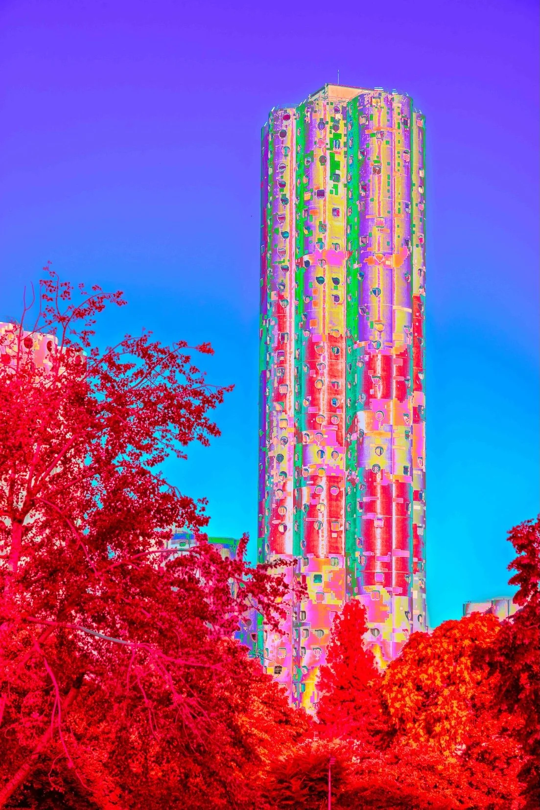 Nuages chromatiques – Tours Nuages Nanterre | Sublimations