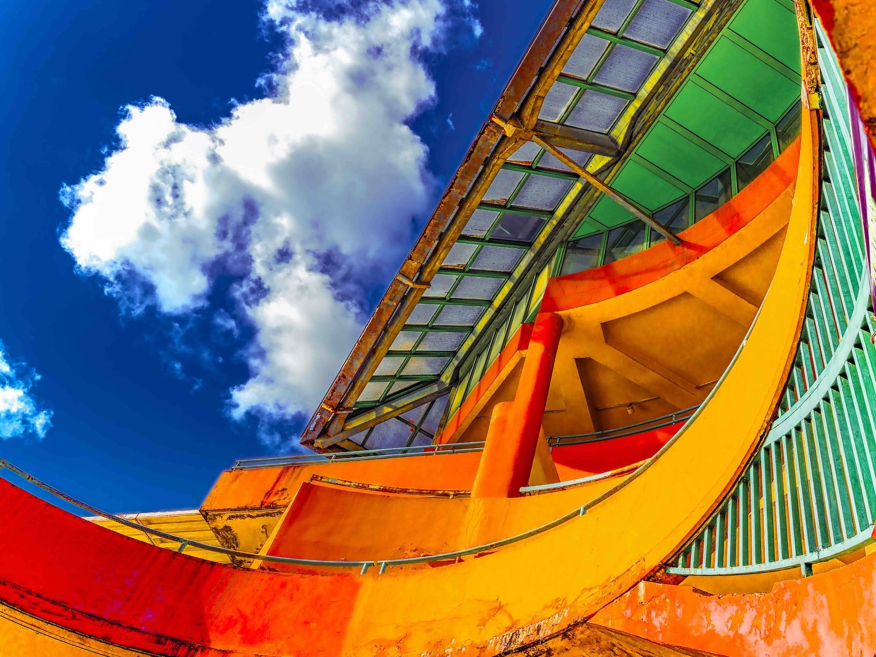 Les cercles, Pointe à Pitre, Guadeloupe 