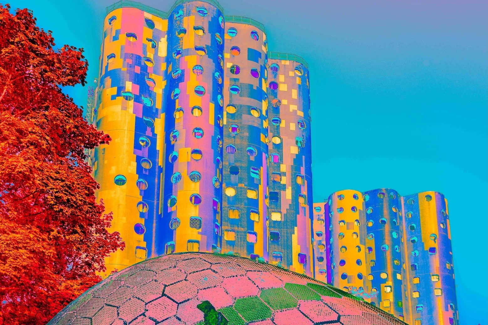 Nuages chromatiques – Tours Nuages Nanterre | Sublimations