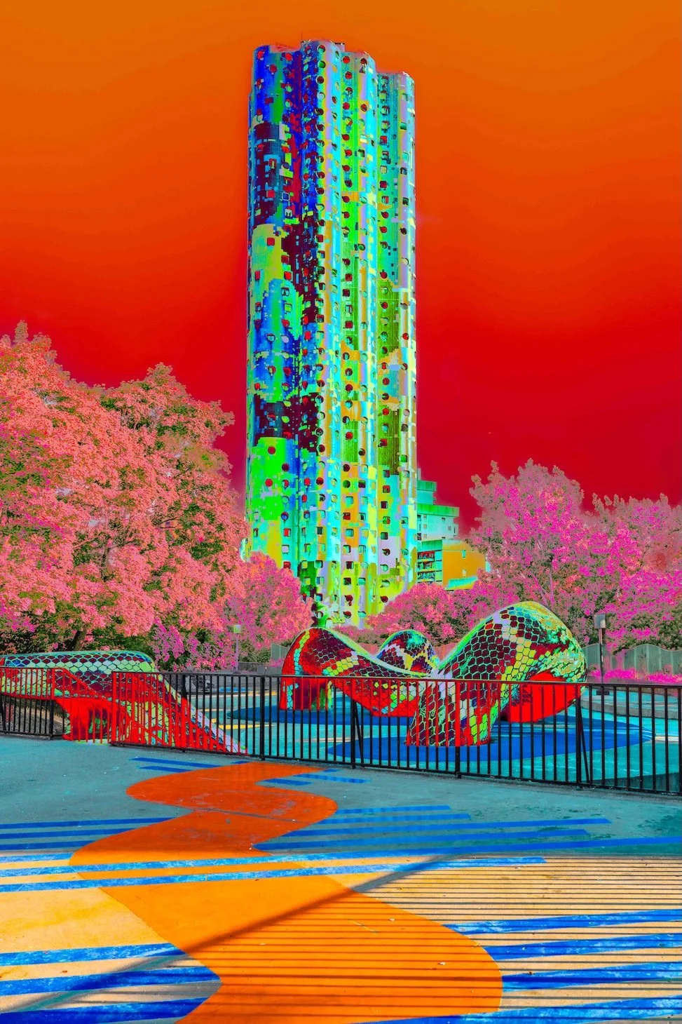 Nuages chromatiques – Tours Nuages Nanterre | Sublimations