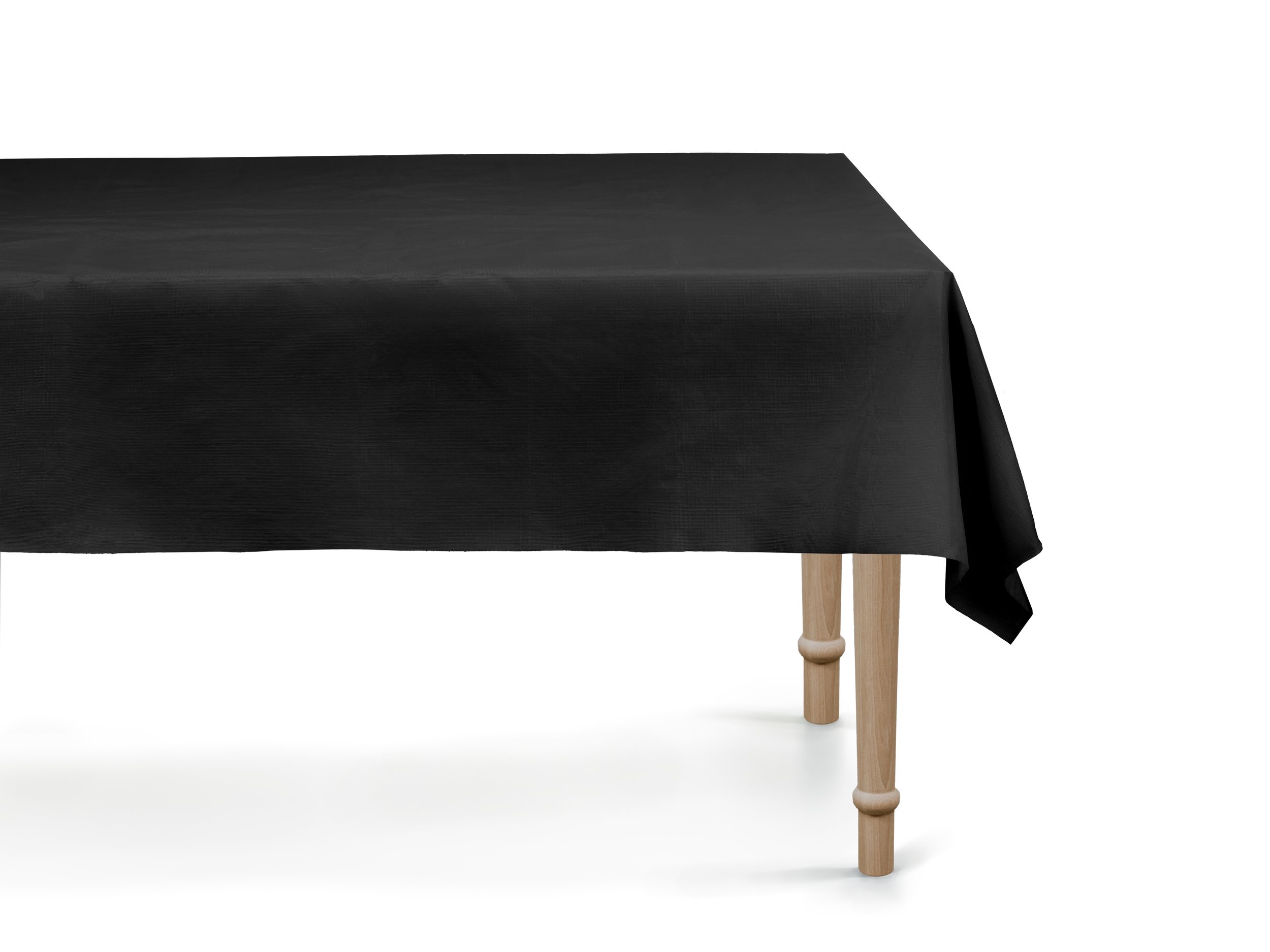 Svart bordduk til bursdagsbord med verdensromtema