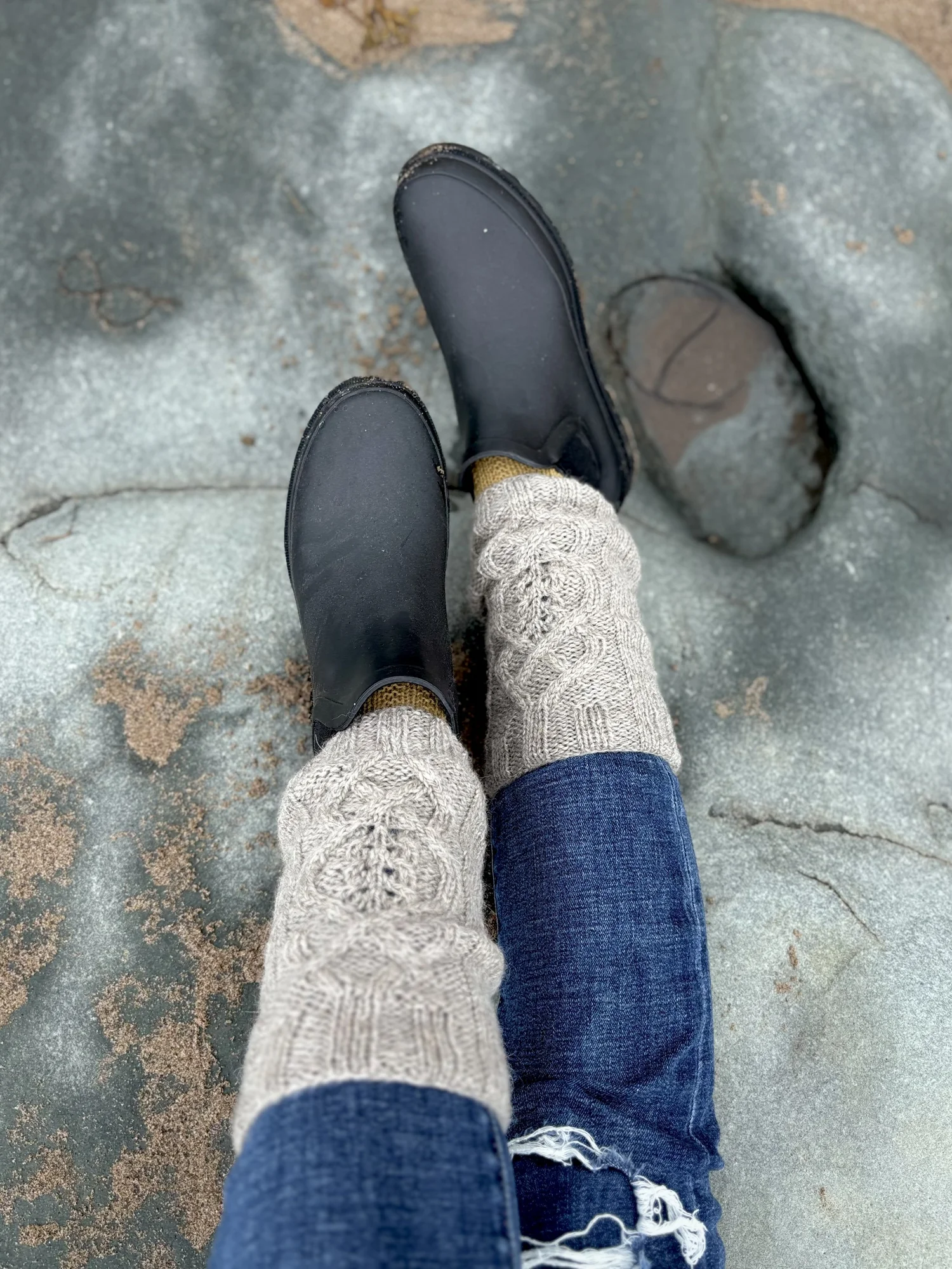 Boot Toppers Knitting Pattern: Driftwood — Classical Songbird Designs