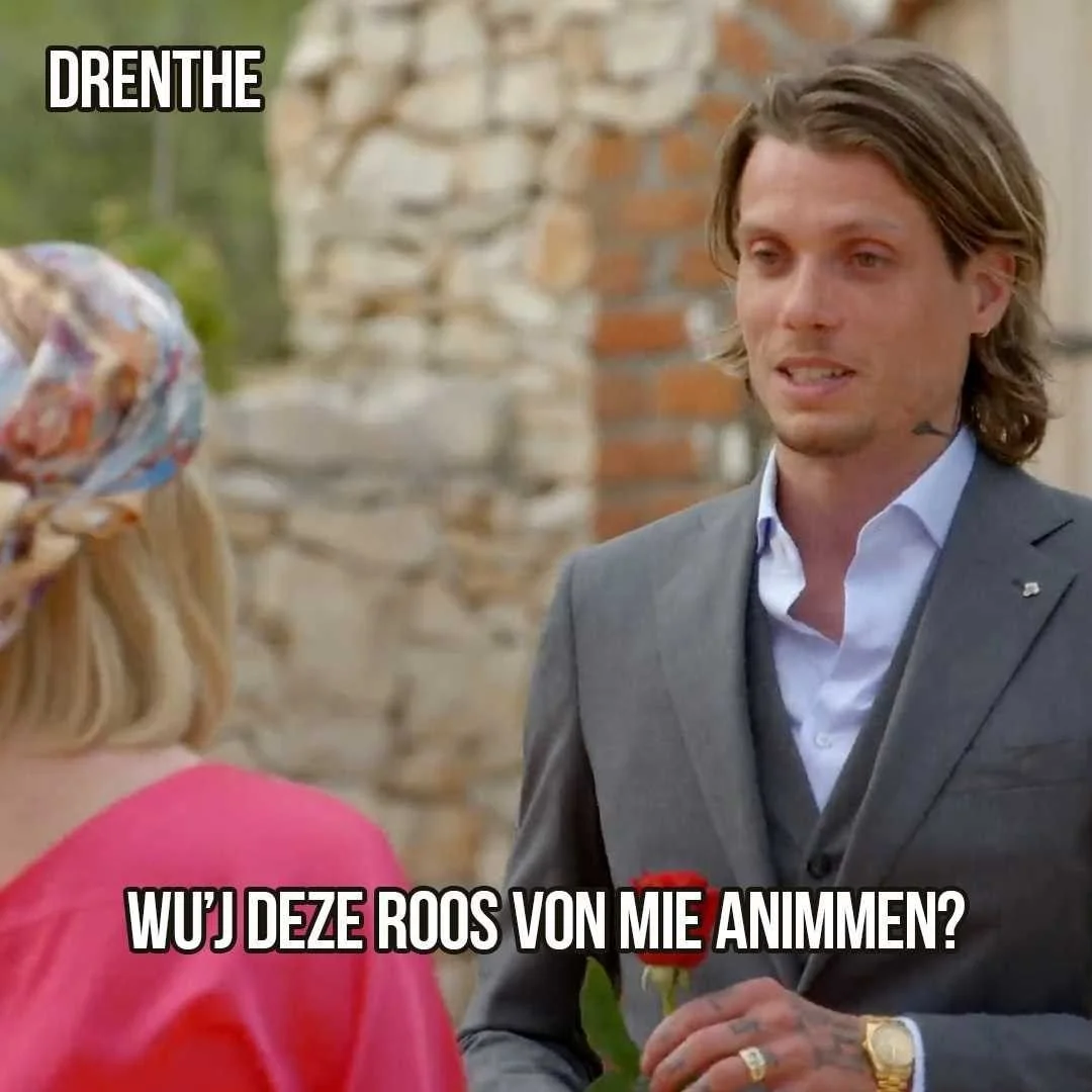 Translating 'will you take this rose' in every dialect.