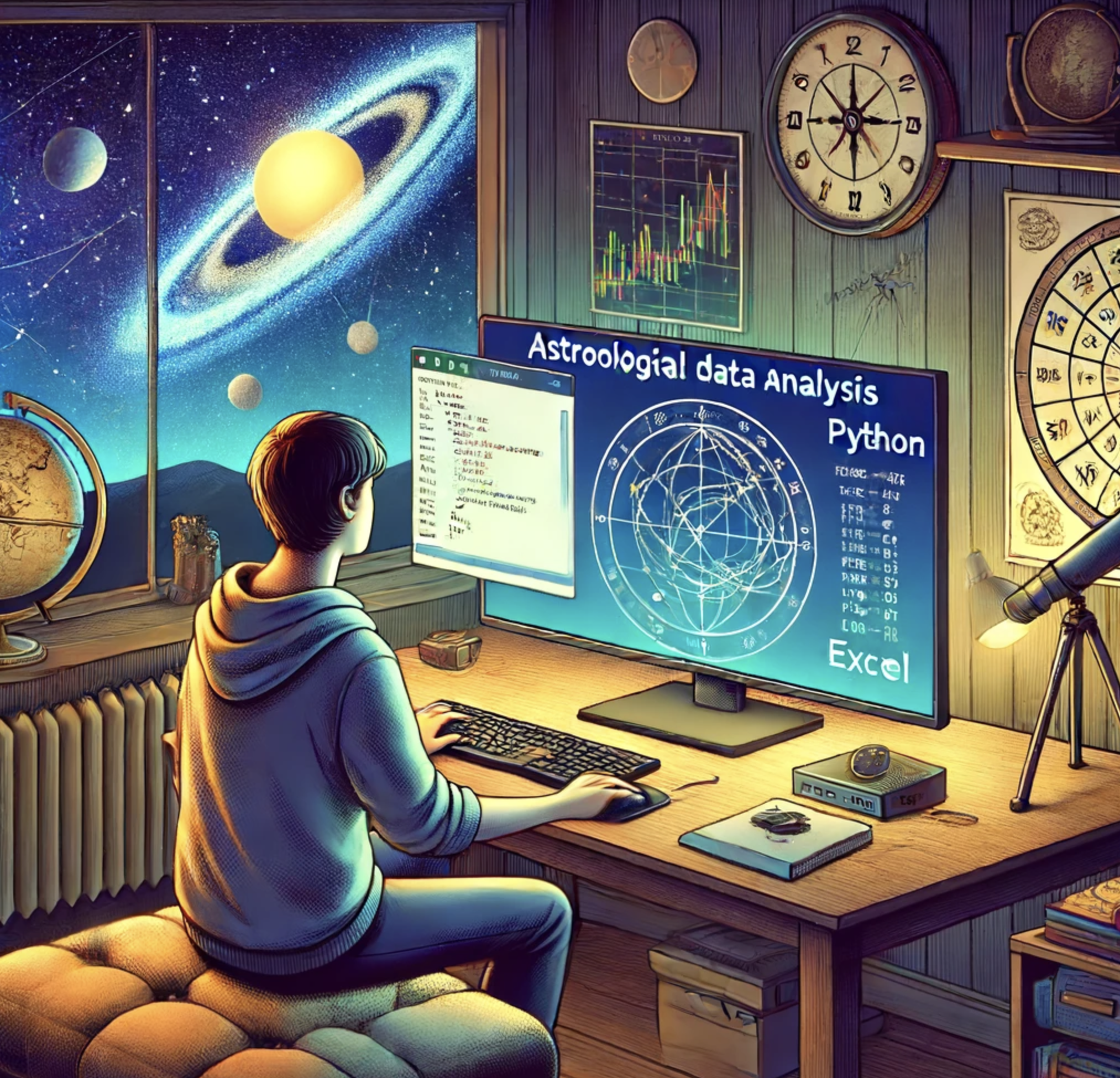 Python Meets Excel in Space: Astrological Data Analysis for Beginners