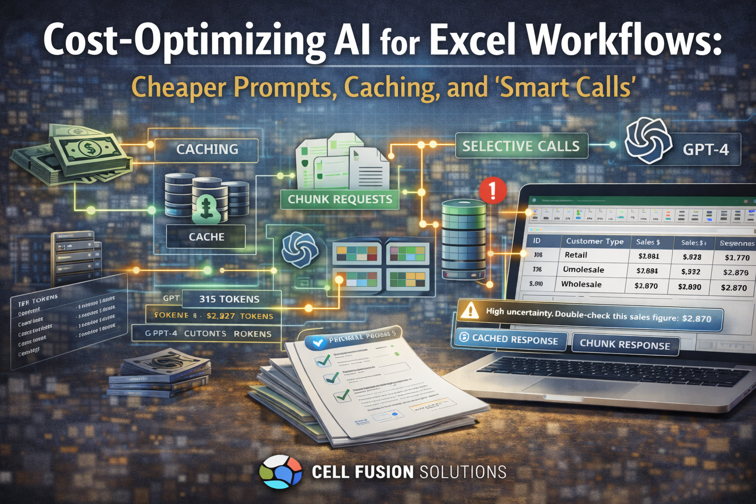 Cost-Optimizing AI for Excel Workflows: Cheaper Prompts, Caching, and "Smart Calls"