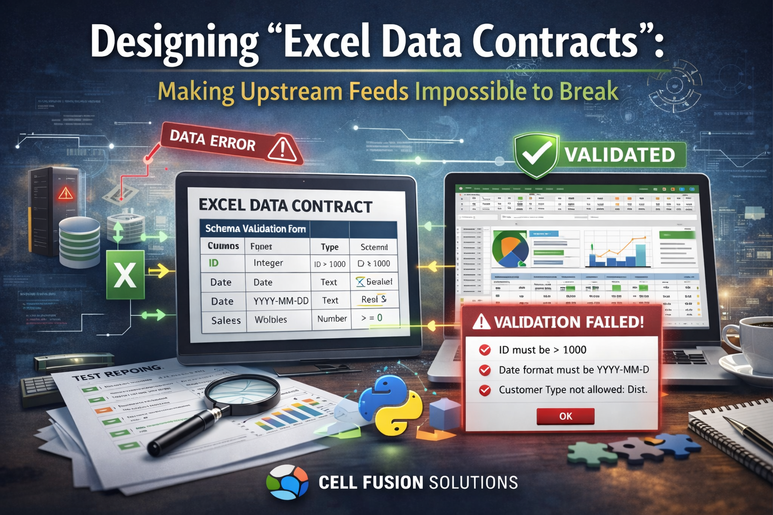 Designing "Excel Data Contracts": Making Upstream Feeds Impossible to Break