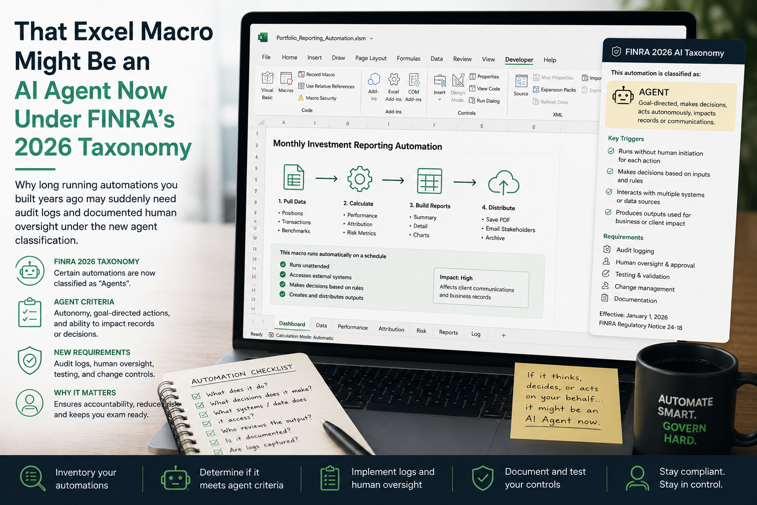 That Excel Macro Might Be an AI Agent Now Under FINRA's 2026 Taxonomy