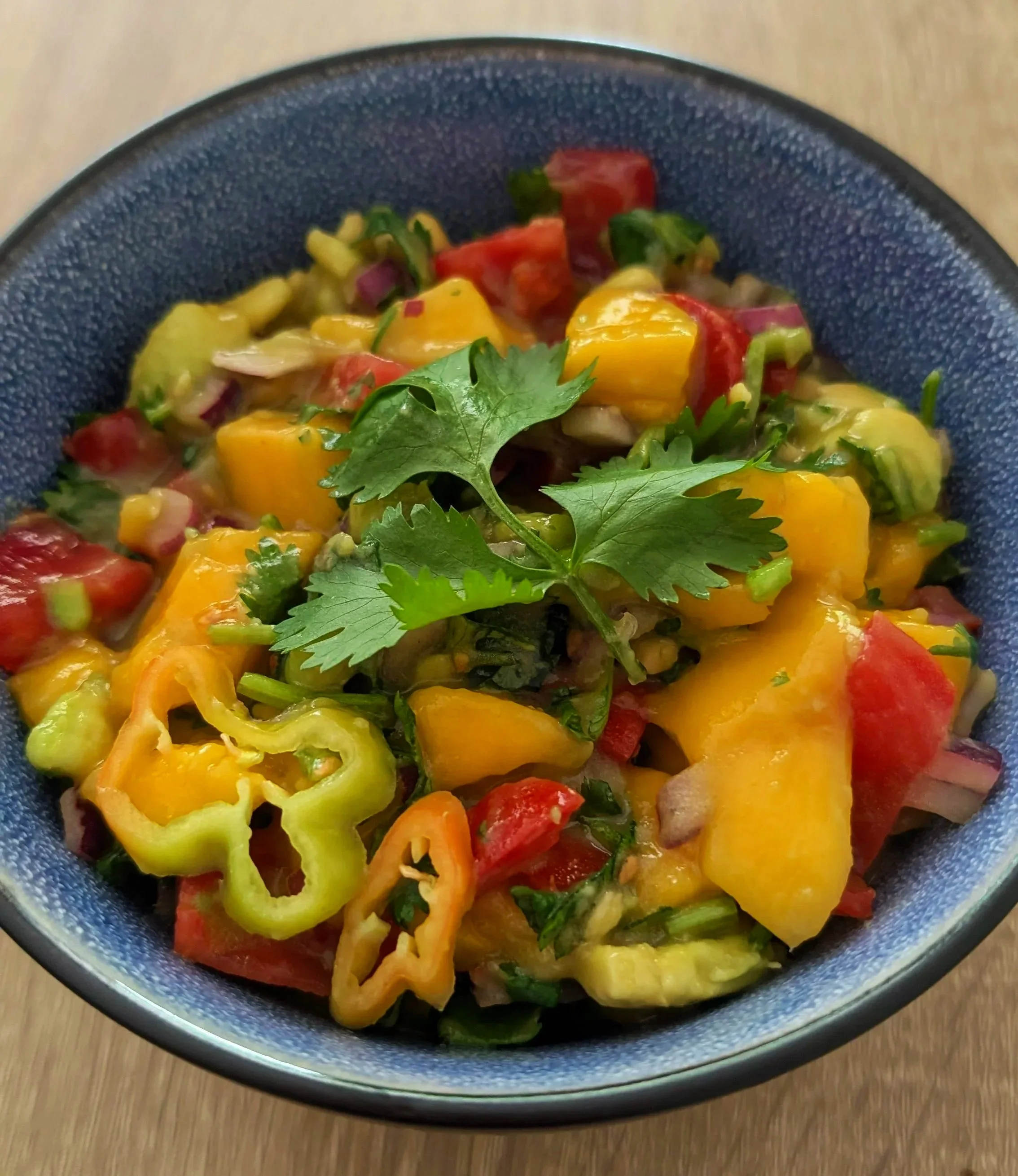 Salsa de mangue et avocat