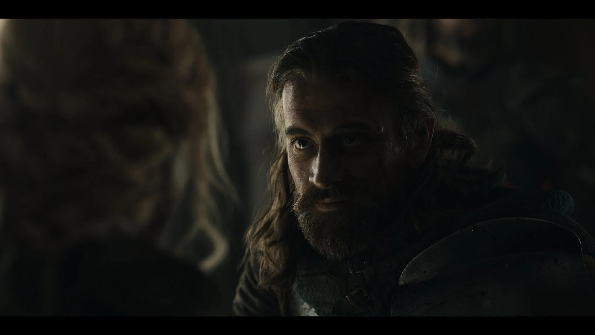 Gellért L. Kádár as János Hunyadi visits the injured Elizabeth Szilágyi inside besieged Belgrade Fortress. A still from Rise of the Raven. Cinematography by Daniel Garas.