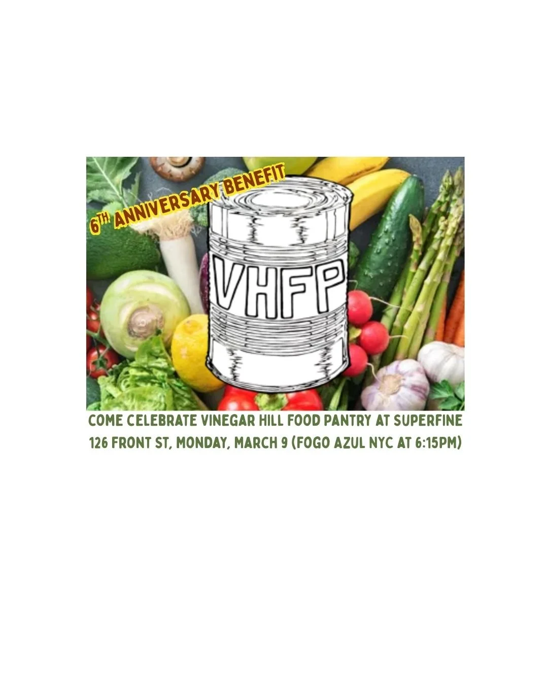 Vinegar Hill Food Pantry Benefit