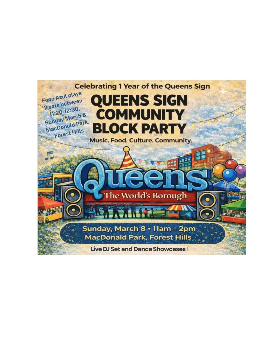 Queens: The World’s Borough Sculpture, Block Party