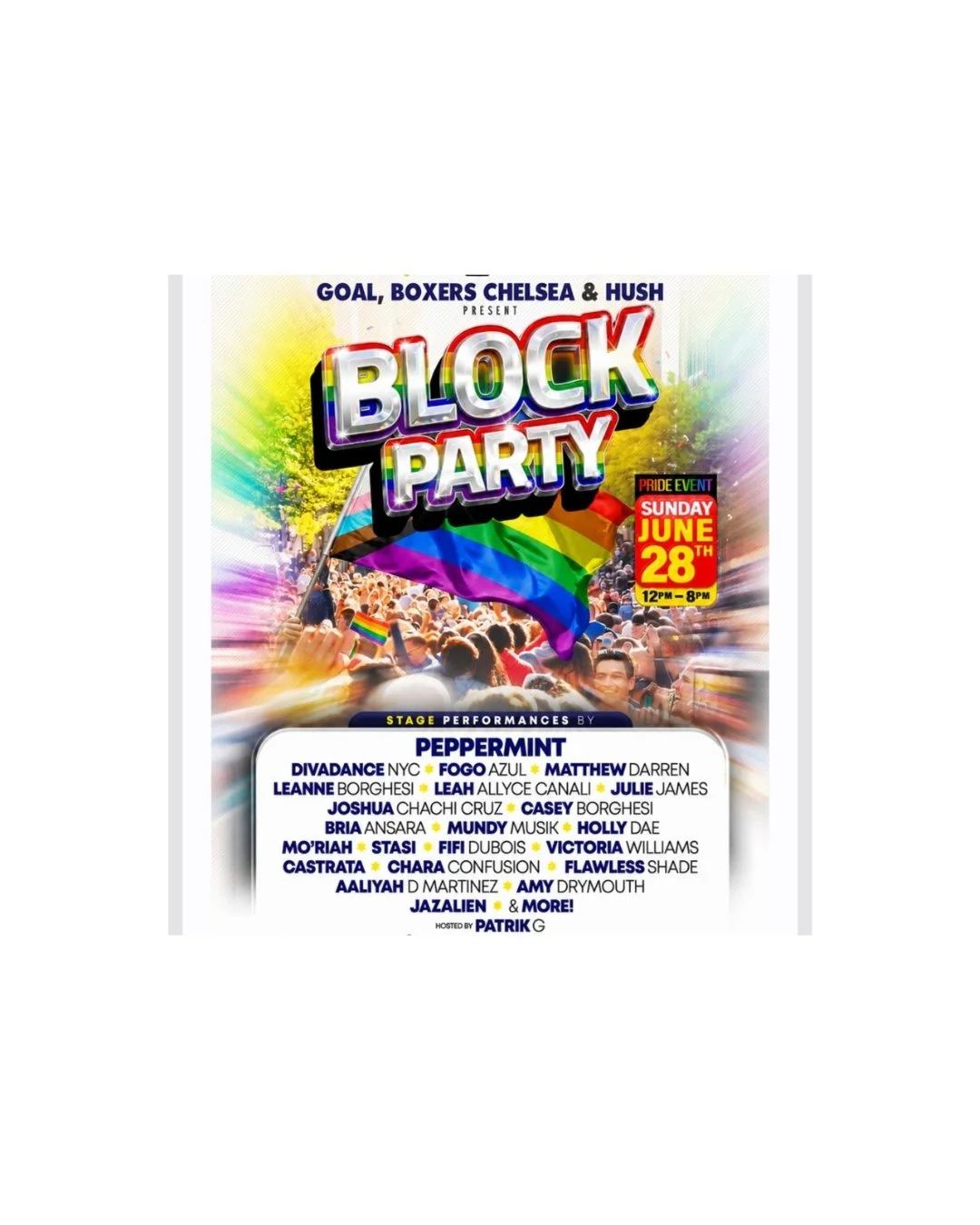 Boxers NYC Pride Block Party