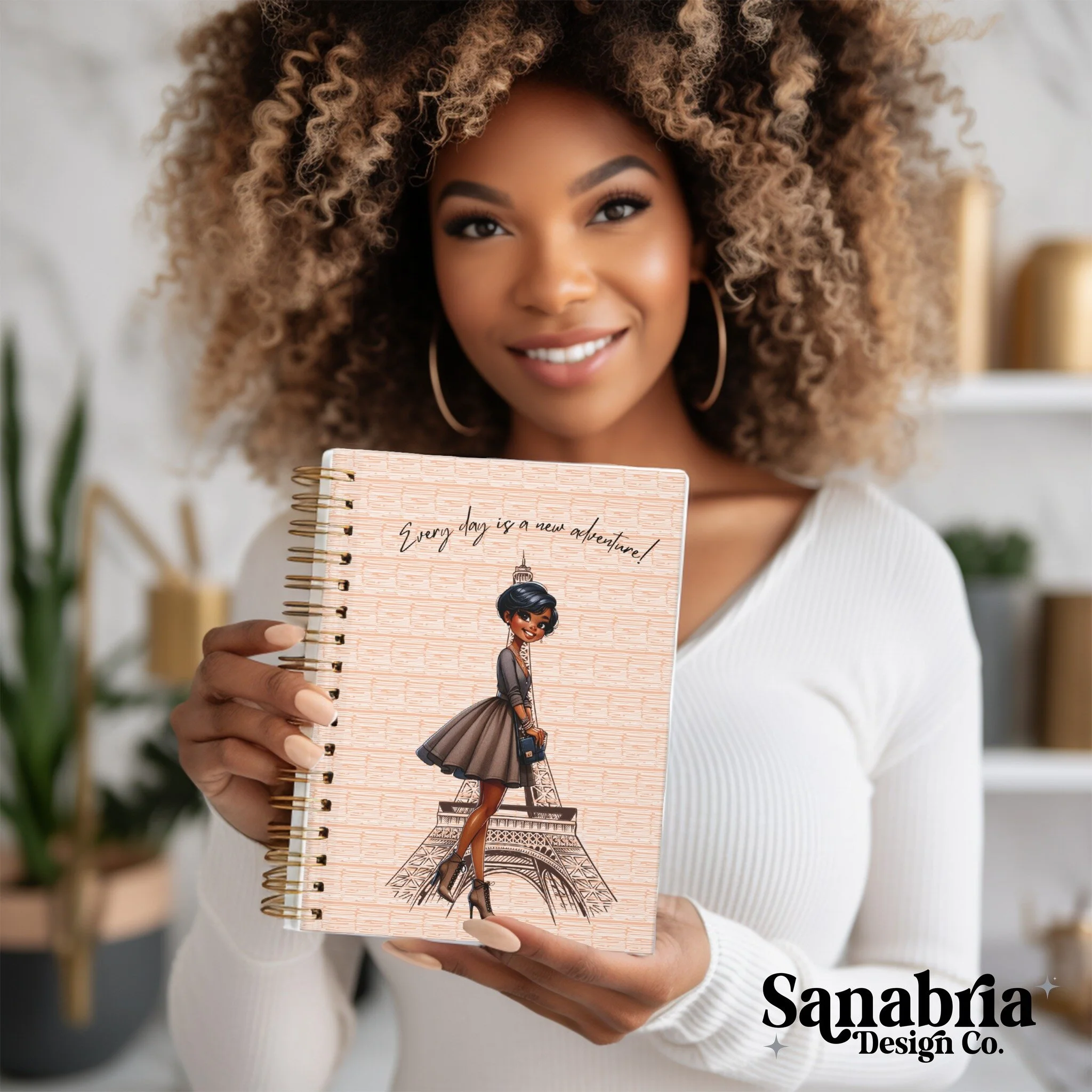 🗼✨ Meet the Chic &quot;Maya Spiral Notebook&quot;! ✨🗼

Dive into everyday elegance with our Paris-inspired Maya Notebook. Perfect for notes, dreams, or doodles, this 118-page ruled notebook is your go-to for style and functionality. 📖💖

Features: