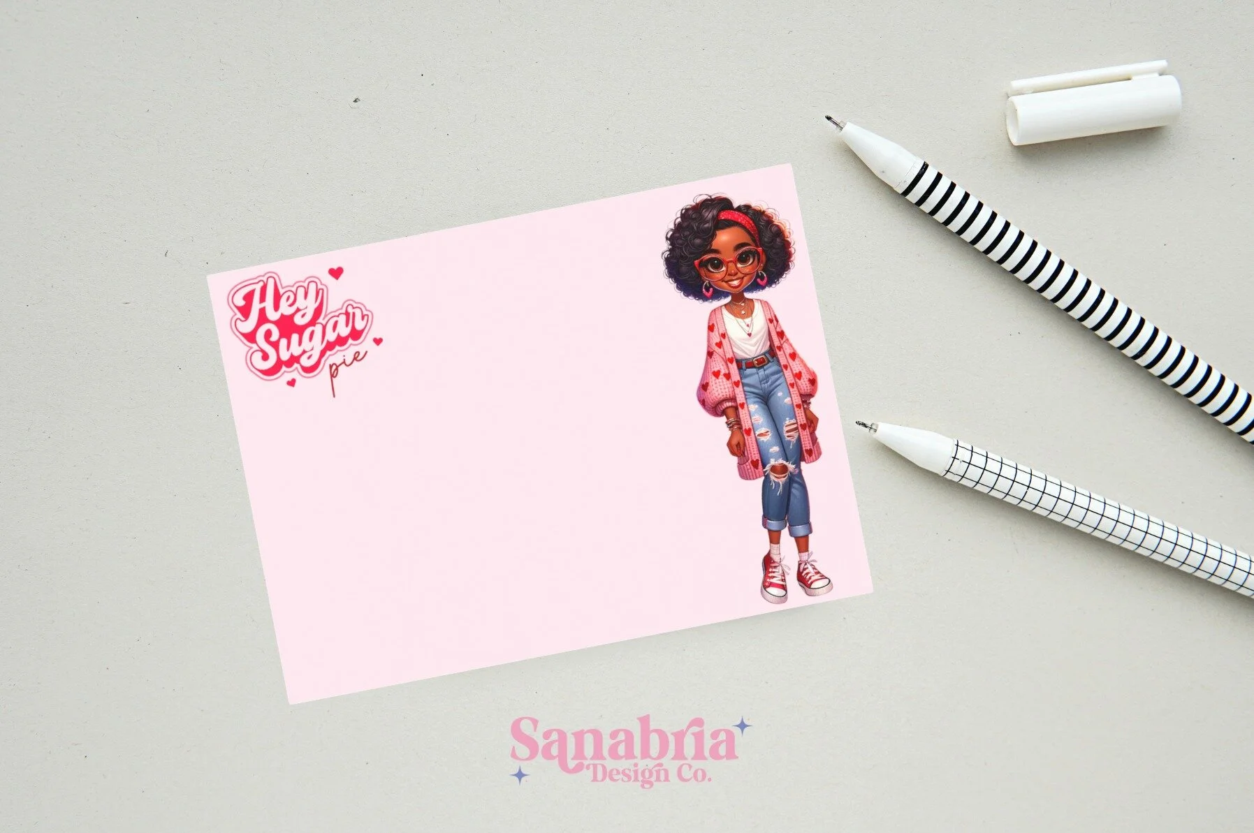 Happy Valentine's Day!! ❤️❤️❤️
We love our post-it notes! 

https://www.sanabriadesign.co/shop/p/hey-sugar-pie-post-it-note-pads