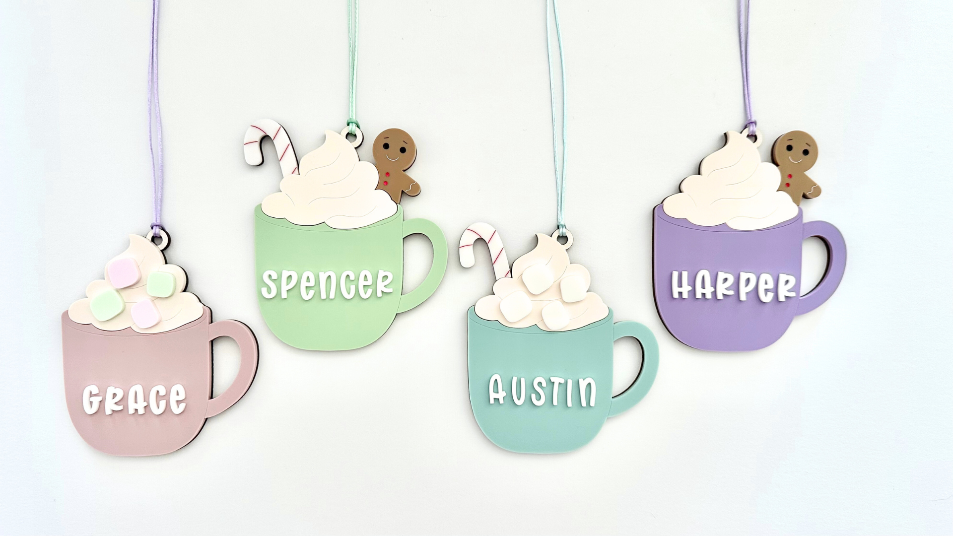 Personalized Hot Cocoa Mug Ornament