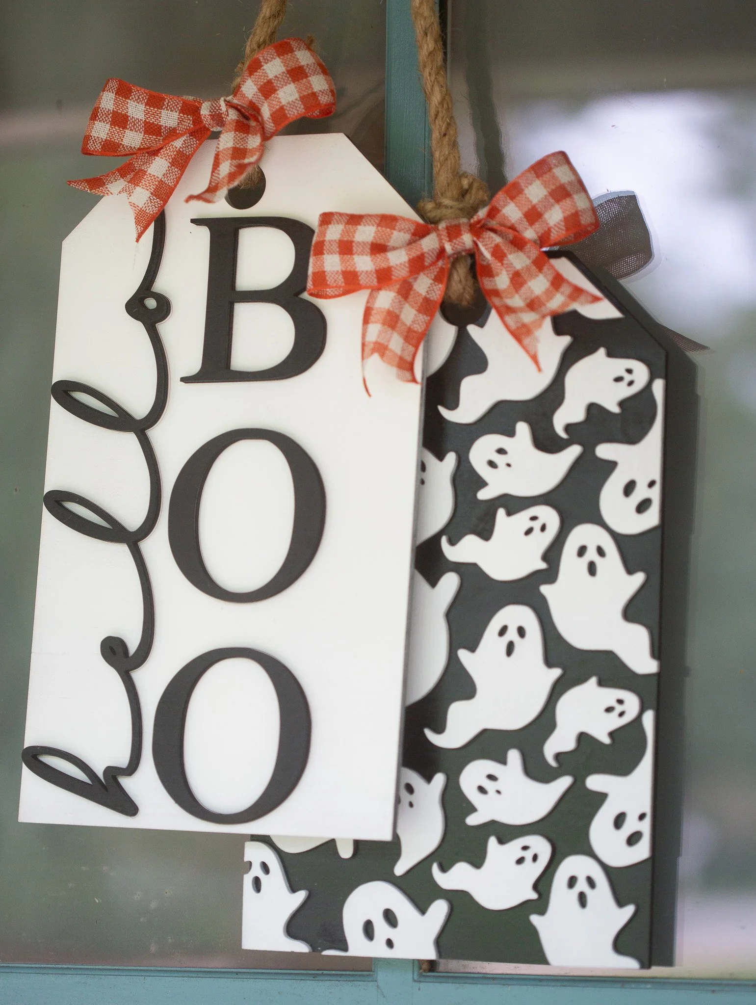 Spooky Hello Boo Door Tags