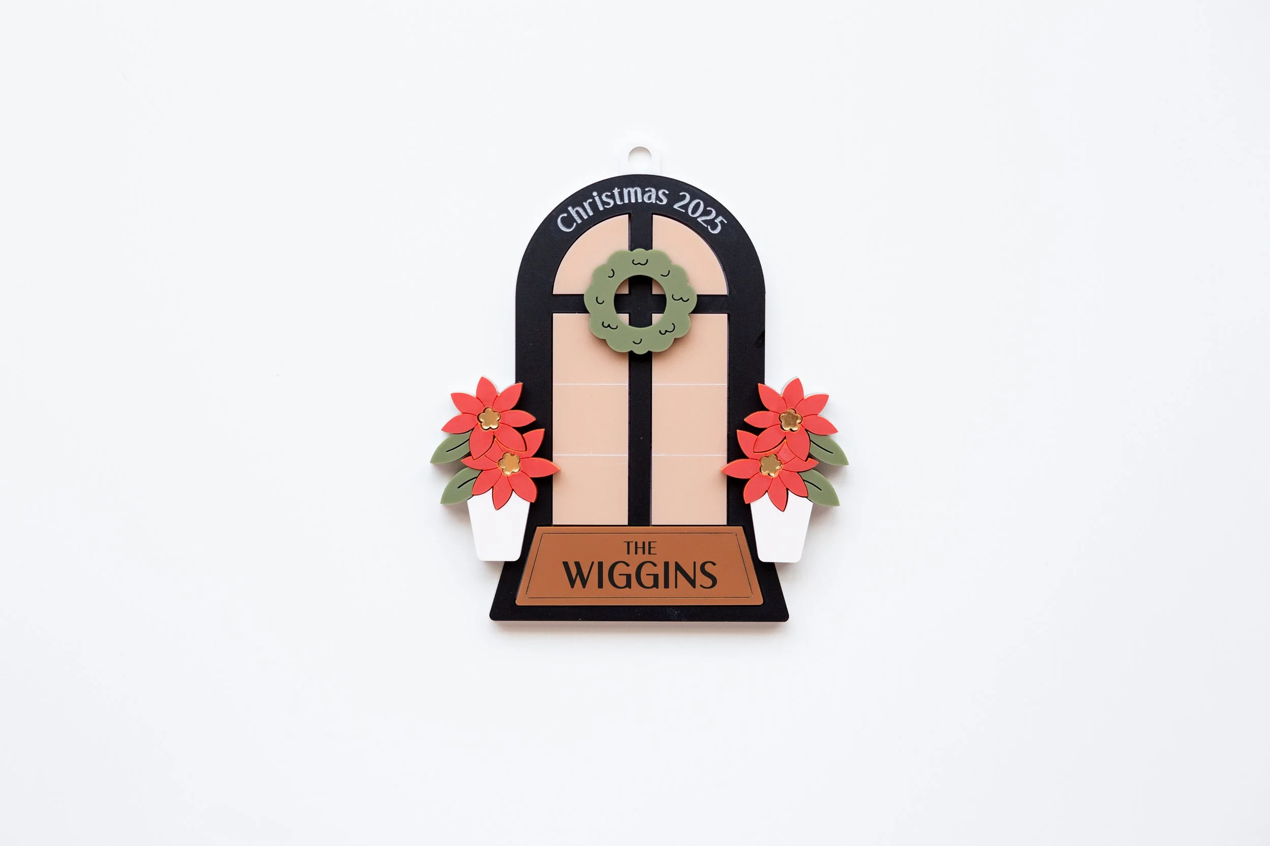 Personalized Christmas Door Ornament