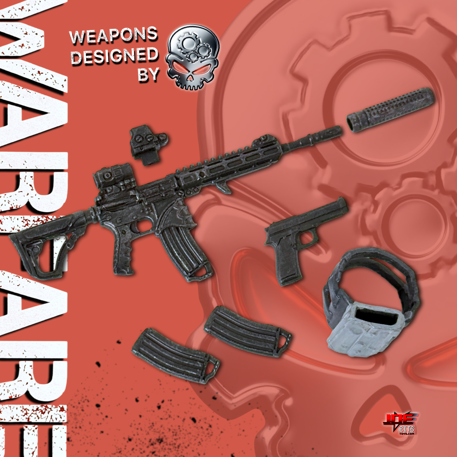 Gridiron Warfare | Skull Crusher's ASSAULT RIFLE & PISTOL Set