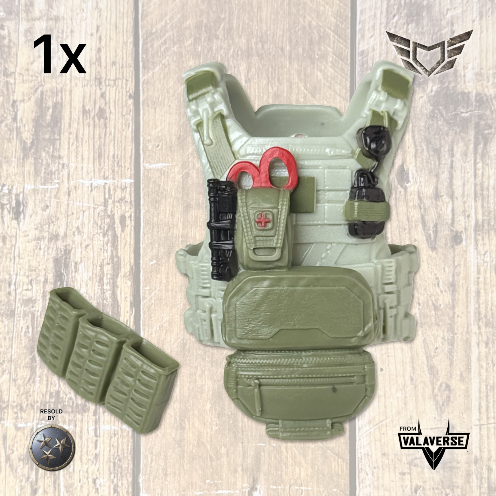Valaverse ACTION FORCE | 1x TFG VEST w/ Medical Attach.