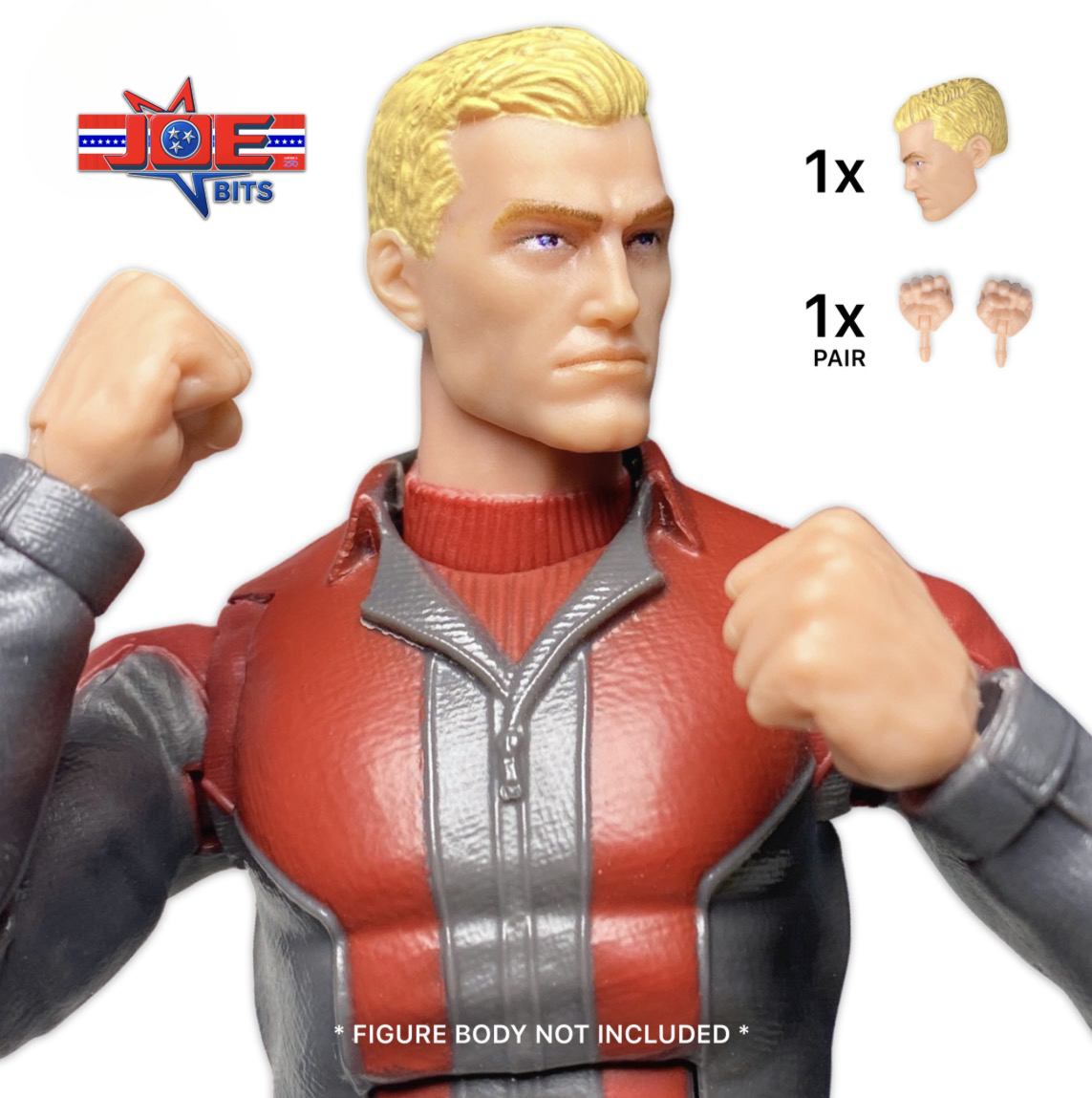 G.I. JOE RETRO Classified | DUKE Hauser HEAD + FISTS