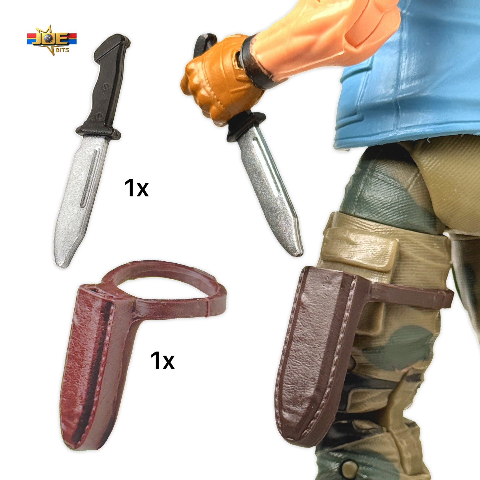 G.I. JOE Classified # 173 | Sgt. Slaughter's KNIFE w/ Leg Sheath