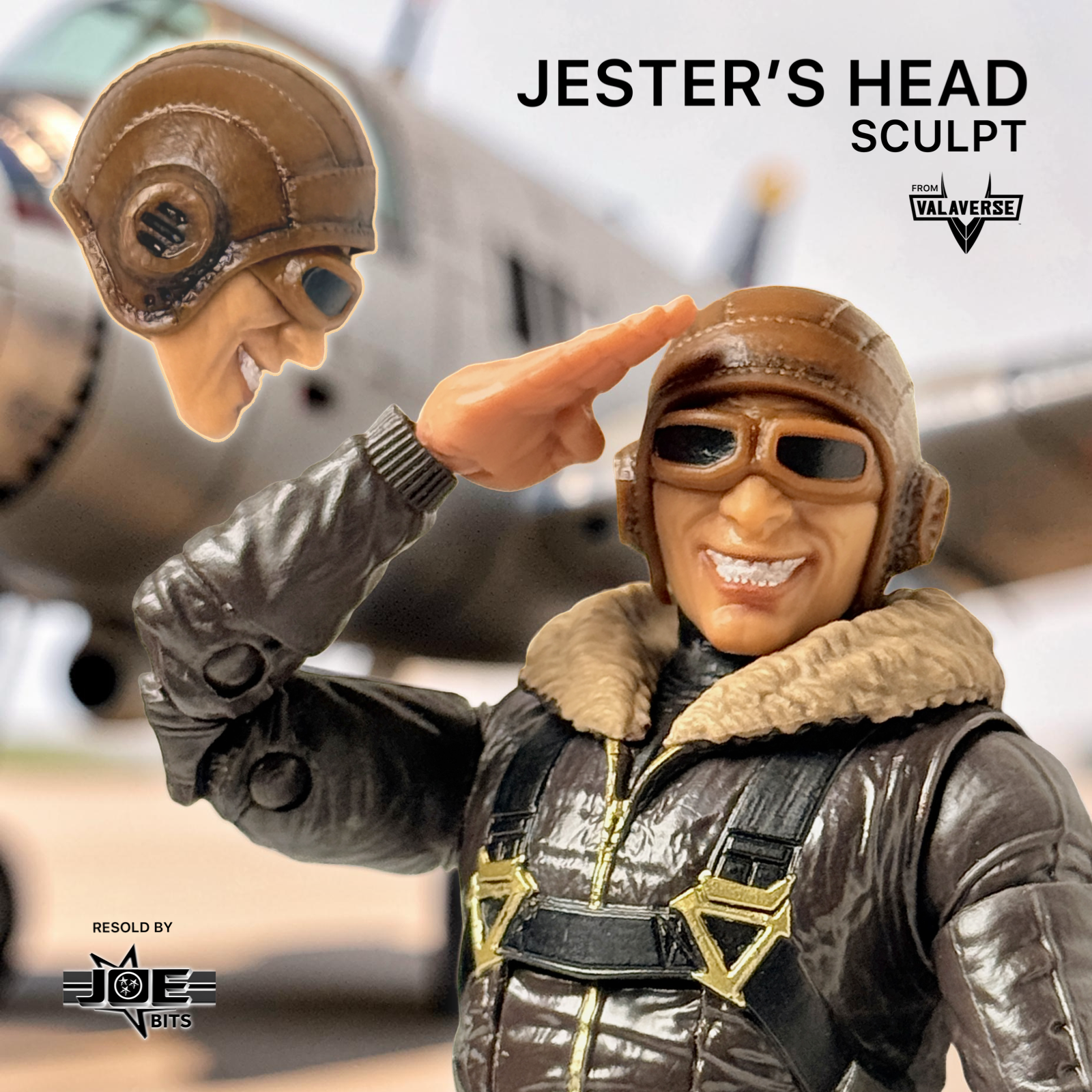 Valaverse THE BLACK | Jester's HEAD Sculpt