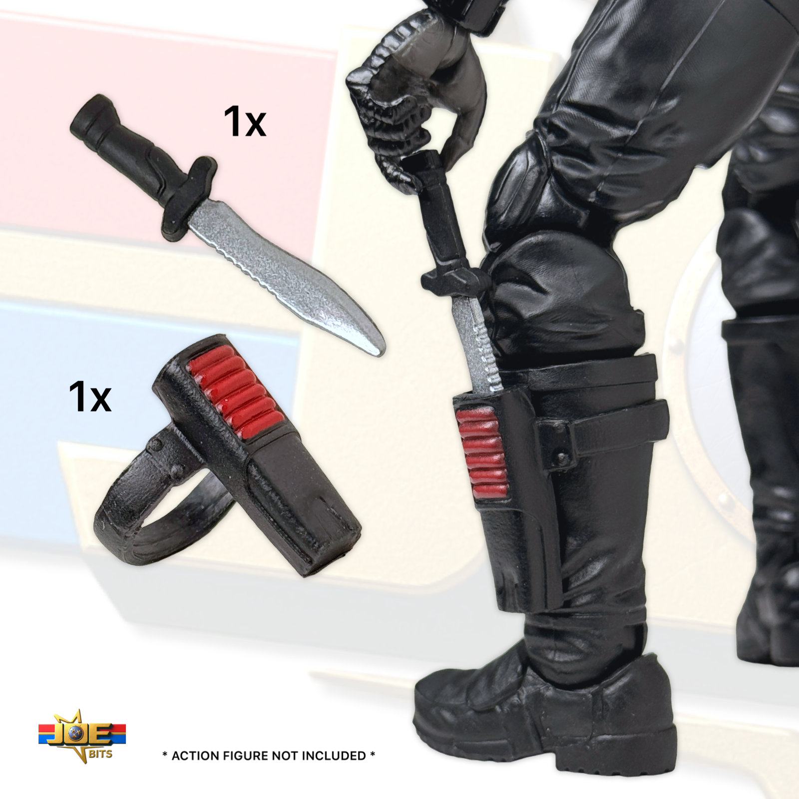 G.I. JOE Classified # 173 | Mercer's KNIFE w/ Ankle Sheath
