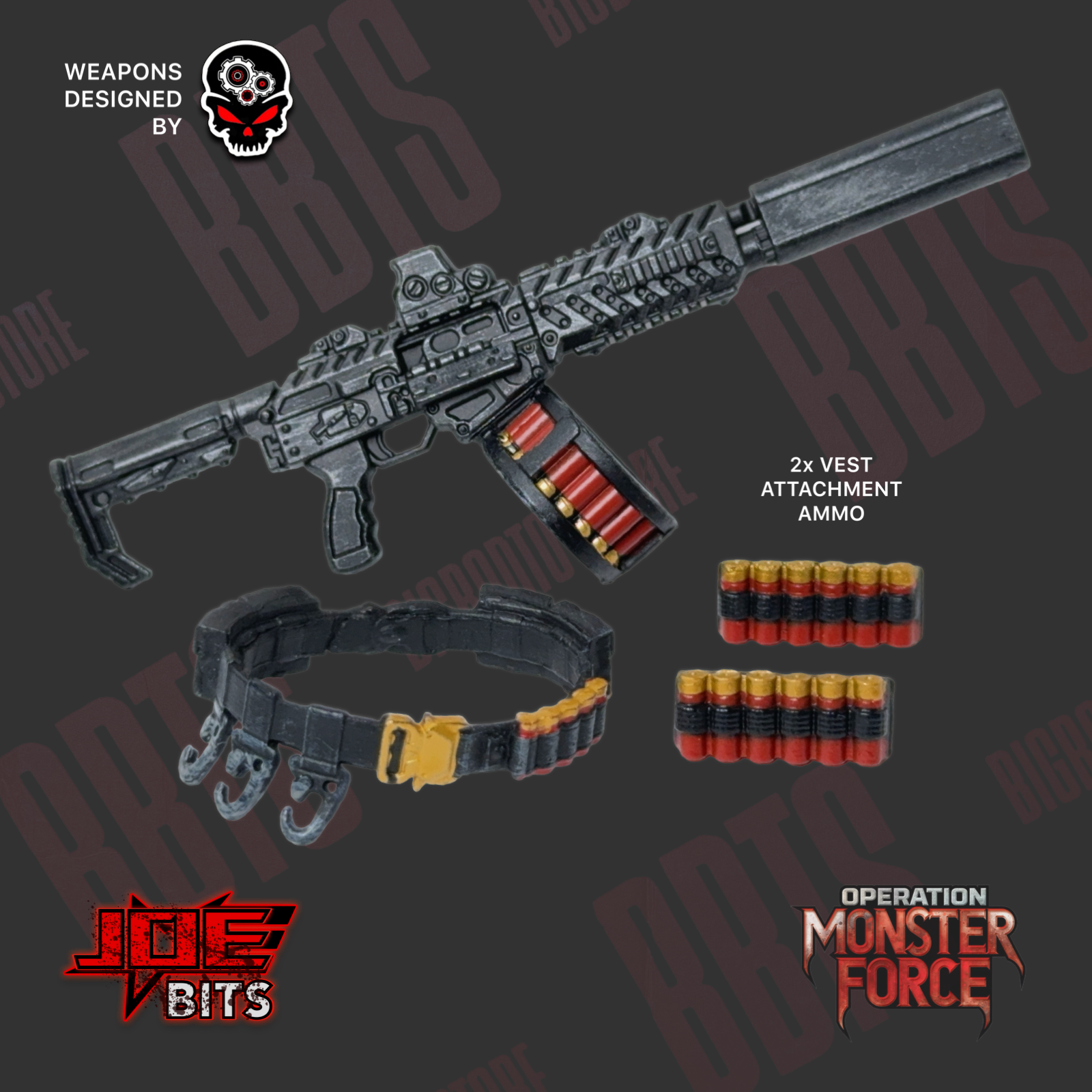 Operation MONSTER FORCE | Commander Gridiron's DRUM-FED AUTO SHOTGUN +