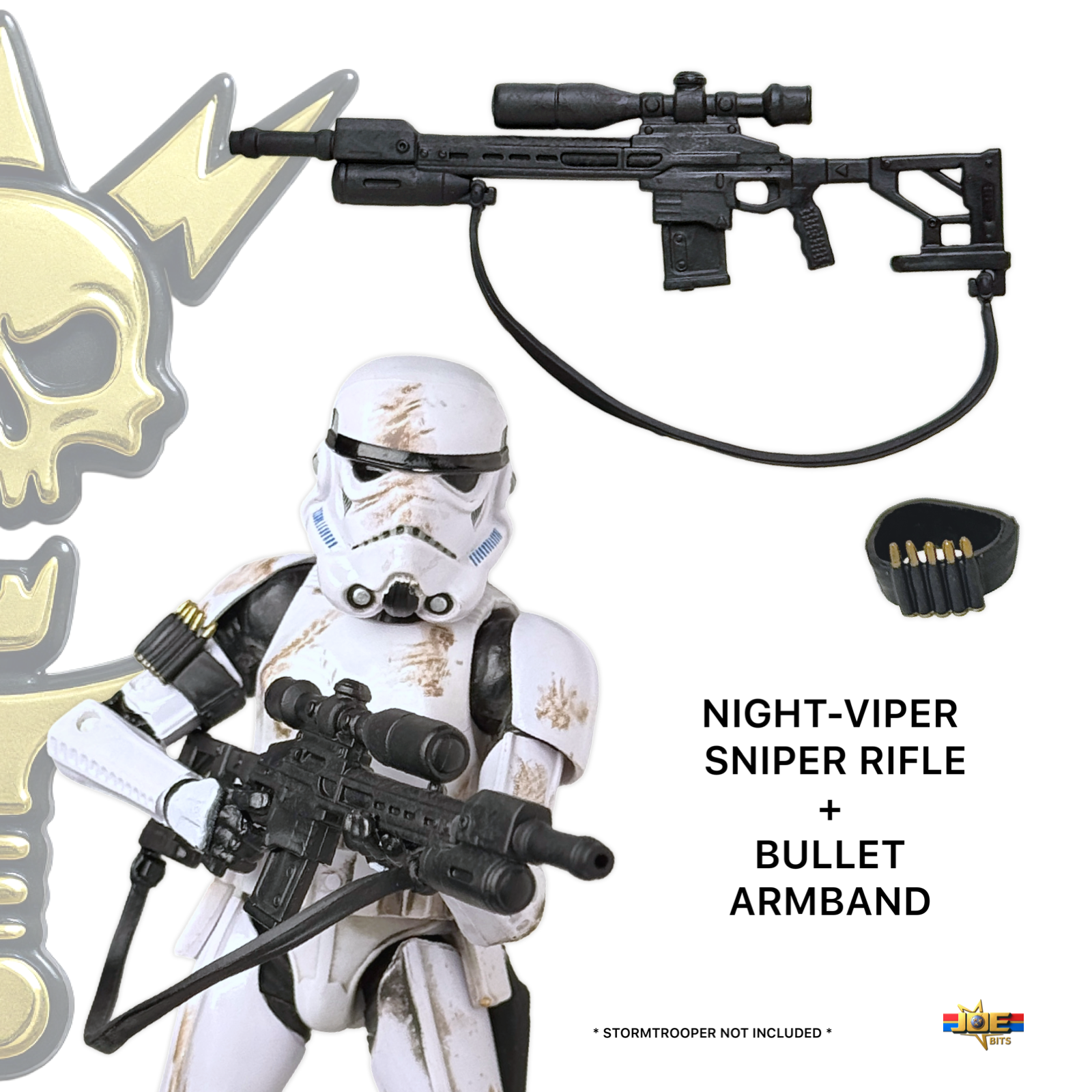 G.I. JOE Classified # 187 | Night-Viper SNIPER RIFLE + Armband
