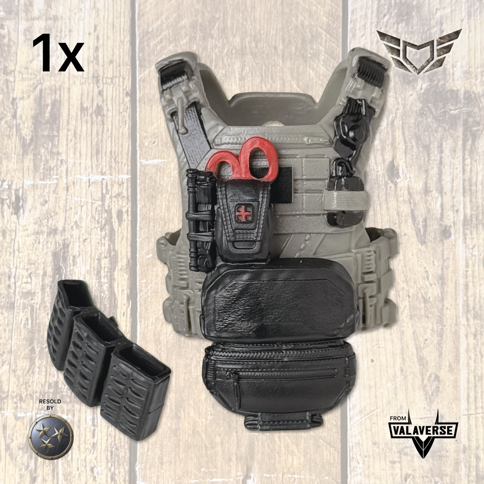 Valaverse ACTION FORCE | 1x TFG VEST w/ Medical Attach.