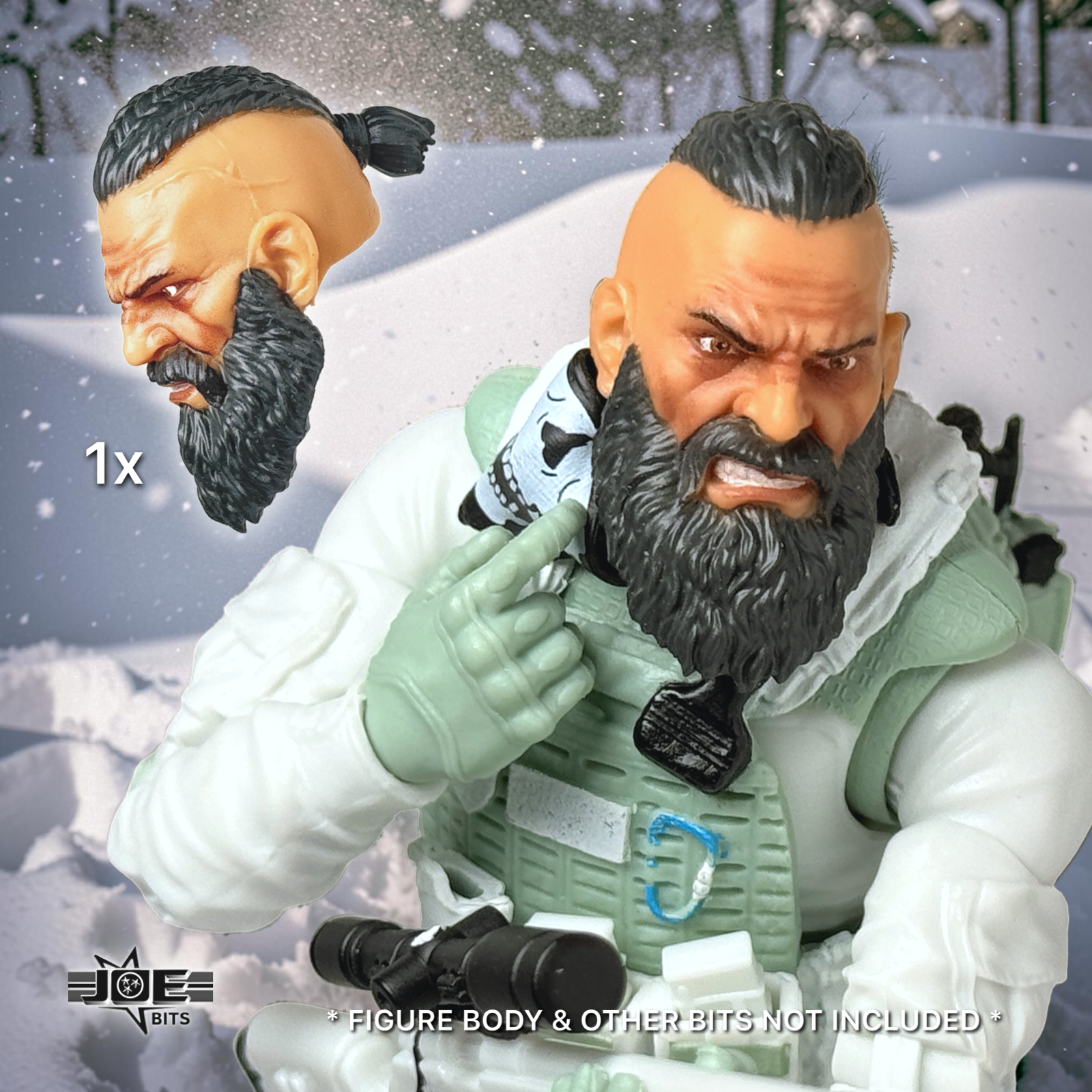 Valaverse THE BLACK | Blackbeard's HEAD Sculpt