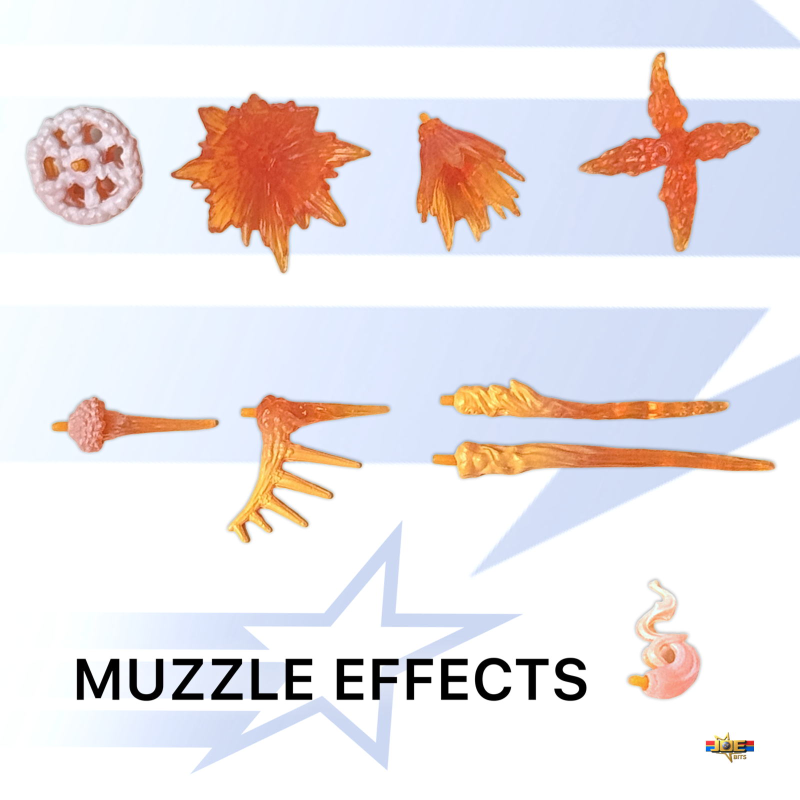 G.I. JOE Classified # 181 | 9x Gun MUZZLE FLASH / SMOKE EFFECTS